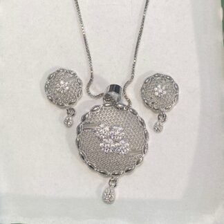 Celestial Glow Necklace and Earring Set