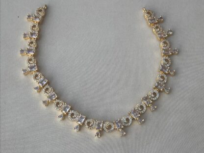 Classic Elegance Zircon Necklace and Earring Set