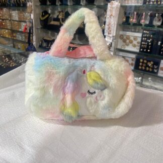 Rainbow Unicorn Plush Handbag