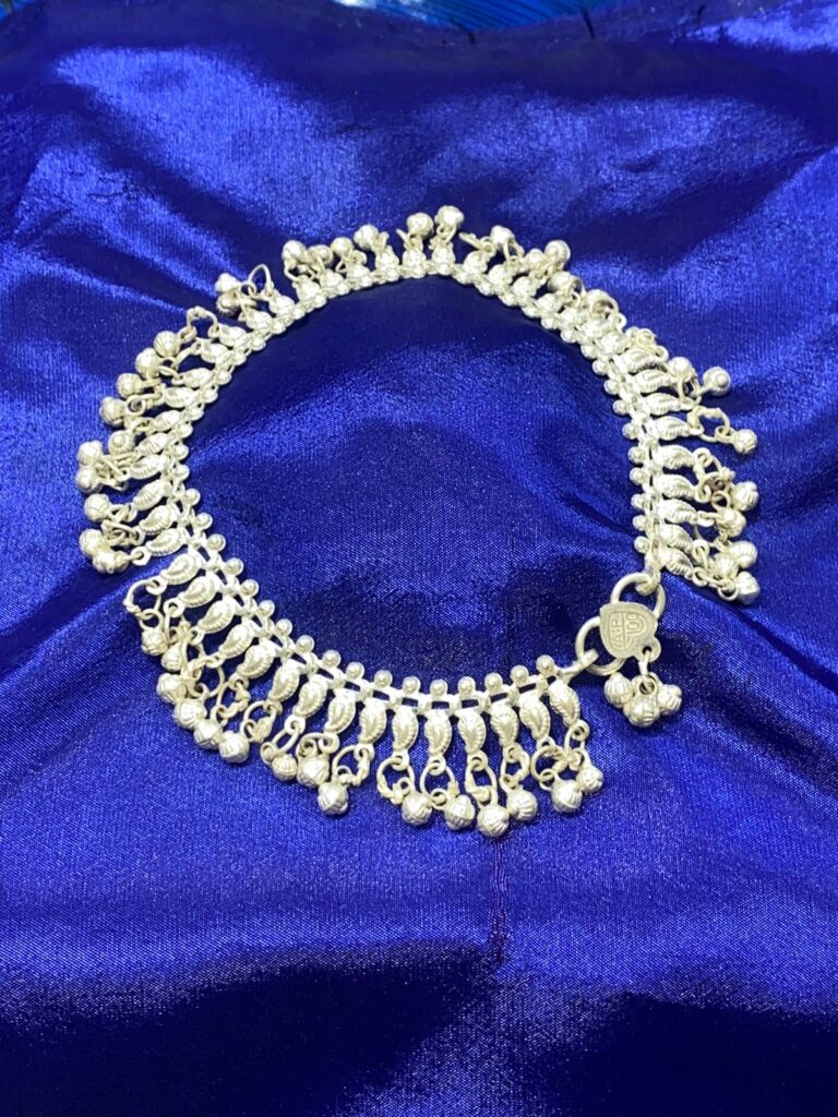 Silver Ghungroo Bells Anklet 2