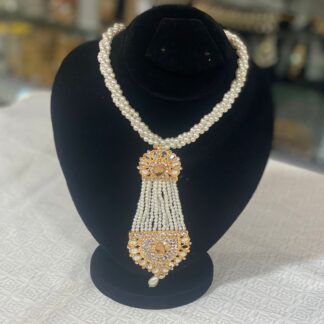 Pearl Mala Necklace – Complete Your Nikah or Wedding Look
