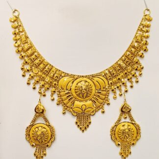 Buccellati Gold Necklace Set with Intricate Filigree