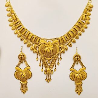 Buccellati Gold Necklace Set with Intricate Filigree