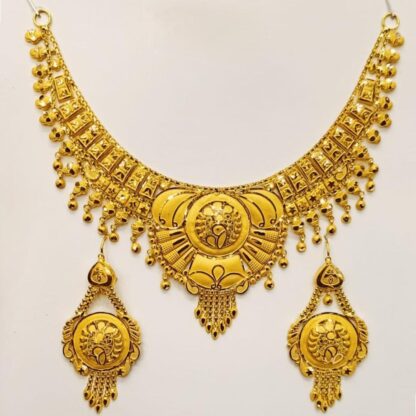 Buccellati Gold Necklace Set with Intricate Filigree