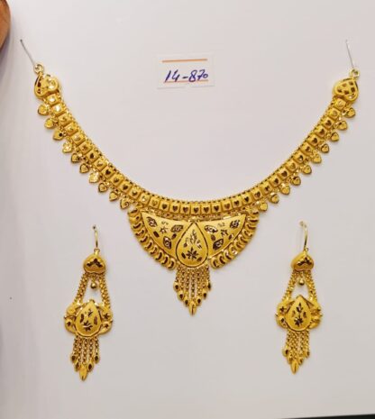 Rio Grande 21k Gold Traditional Necklace Set