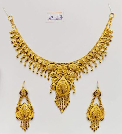 Royal Heirloom Gold Necklace Set 2 Tola