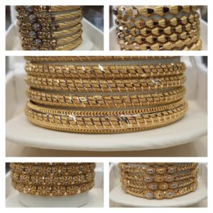 Collection of elegant 21k and 22k gold bangles featuring traditional and modern designs, available for weddings, daily wear, and special occasions.