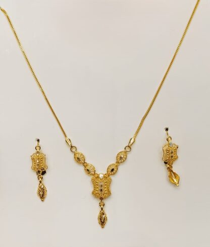 Modern Gold Chain Mala Set Under PKR 110000