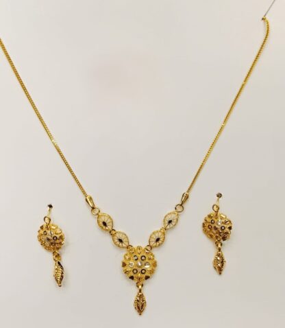 Modern Gold Chain Mala Set Under PKR 110000