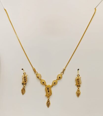 Modern Gold Chain Mala Set Under PKR 110000