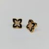 Floral Gold Stud Earring