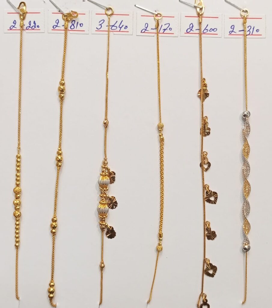 Ultra-Modern Lightweight 21K Gold Bracelets – Affordable Everyday Wear