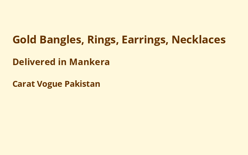 Gold Jewelry in Mankera